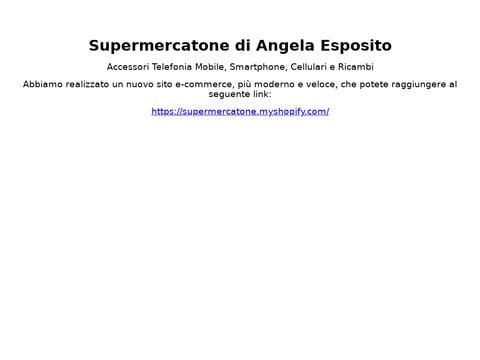 Supermercatone – accessori telefonia