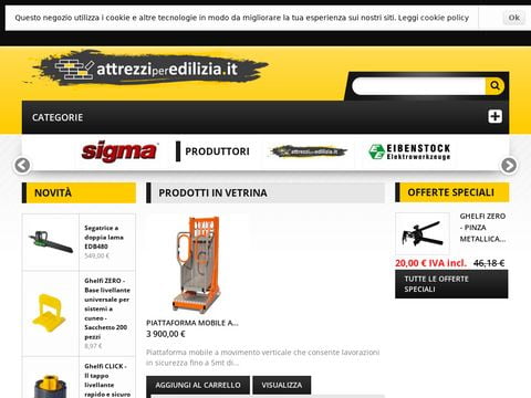 Attrezzi per edilizia