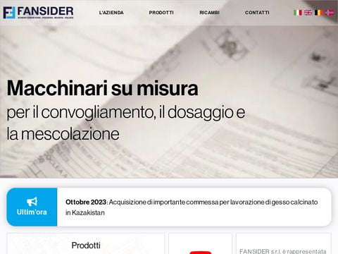 Trasportatori a coclea Fansider