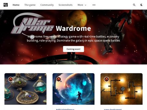 Wardrome Browser game spaziale