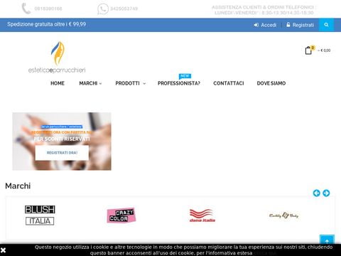 Prodotti professionali per estetiste