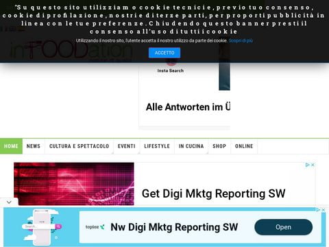 inFOODation notizie di gusto