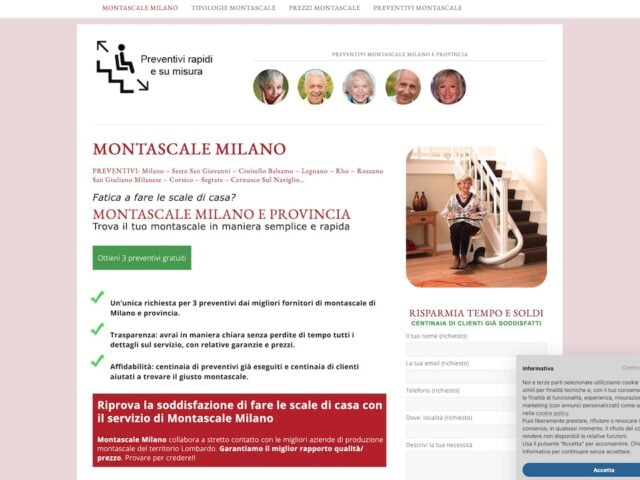 Preventivi Montascale Milano
