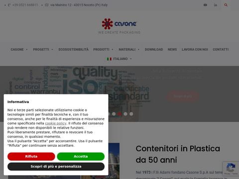Casone - contenitori per bicomponenti