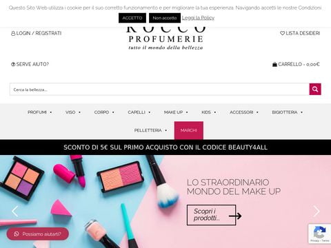 Acquisto profumi Rocco Profumerie