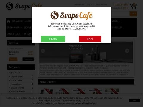 SvapoCafè Sigarette elettroniche e capsule caffè