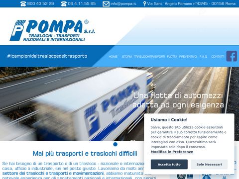 Pompa traslochi nazionali e internazionali