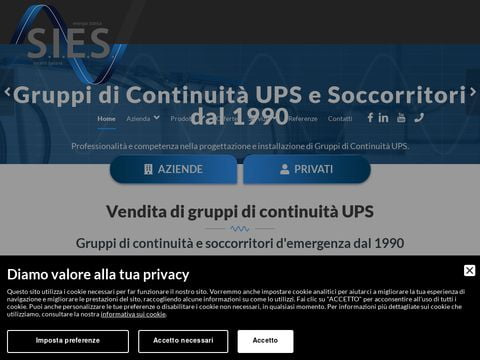 SIES S.r.l: gruppi di continuità multimarca