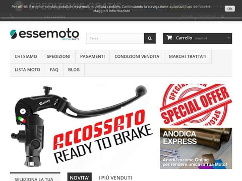 Essemoto - vendita accessori moto