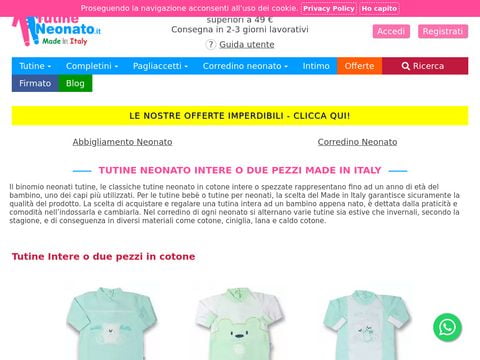 Tutine Neonato