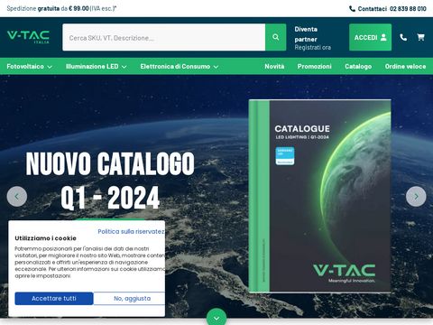 V-Tac Led Italia distributore ufficiale