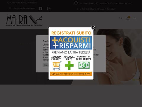 Vendita prodotti capelli online - maschere balsami