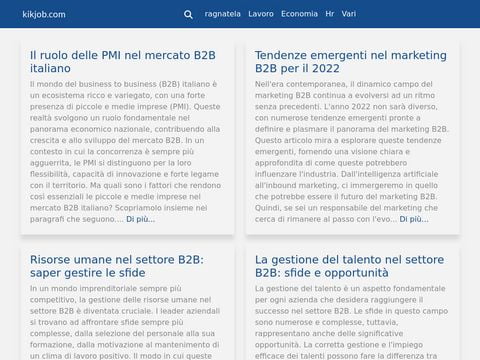 Cerco Lavoro a Milano, Roma, Firenze - Kikjob