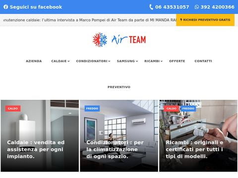 Assistenza caldaie Ariston Roma: Air Team