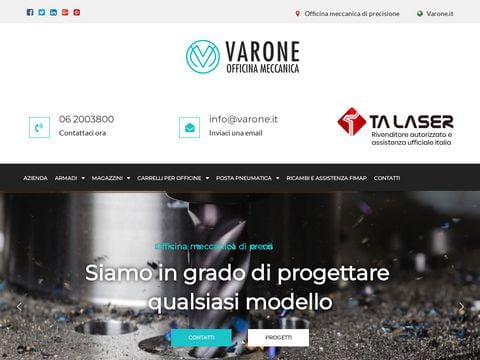 Varone: officina meccanica di precisione a Roma