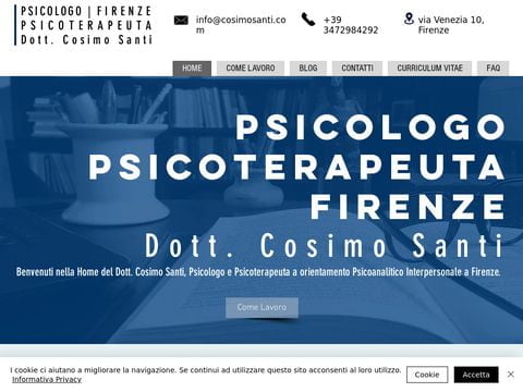 Dott. Cosimo Santi psicologo a Firenze