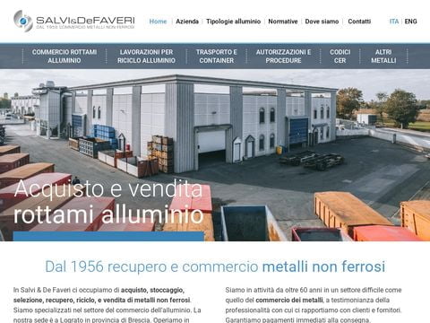 Recupero rottami di alluminio - Salvi & De Faveri