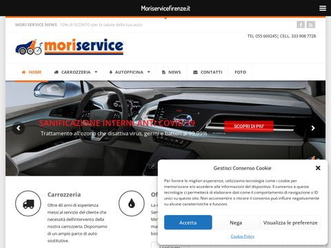 Mori Service Firenze, carrozzeria ed officina