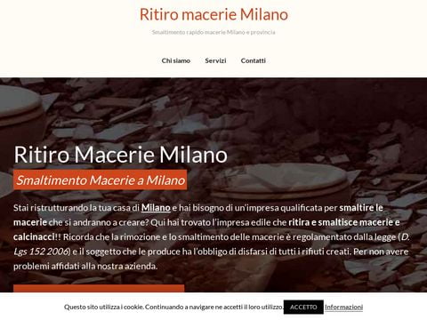 Ritiro macerie Milano