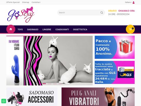 GoSexy.it - sexy shop online spedizione anonima