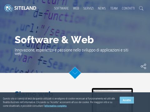Siteland: realizzazione siti web e software