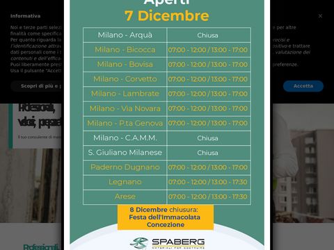 Spaberg: materiali ed attrezzature edili a Milano