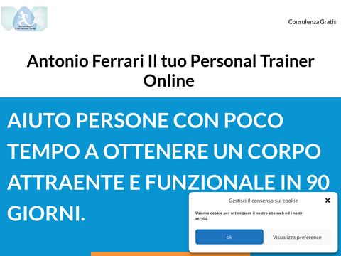 Antonio Ferrari il tuo personal trainer