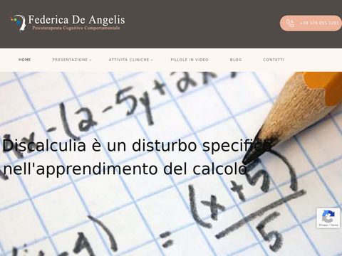 Federica De Angelis  psicoterapeuta DSA