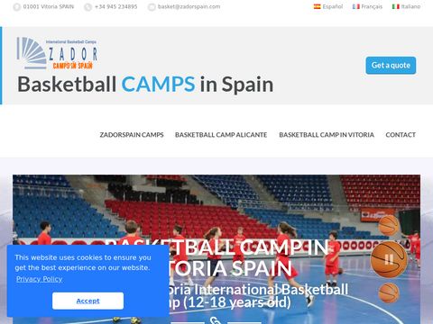 ZadorSpain Camps - Camp Internazionale di Basket