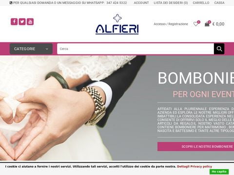 Alfieri: bomboniere online