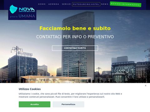 Nova: servizi di confezionamento e pulizie