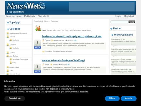 Social news online News In Web