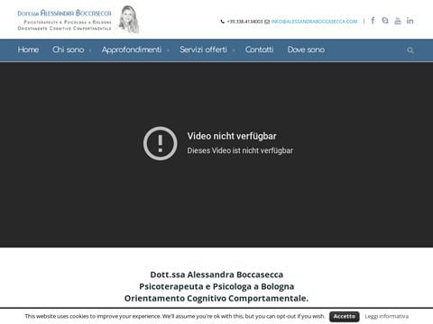 Dott.ssa Alessandra Boccasecca psicoterapeuta