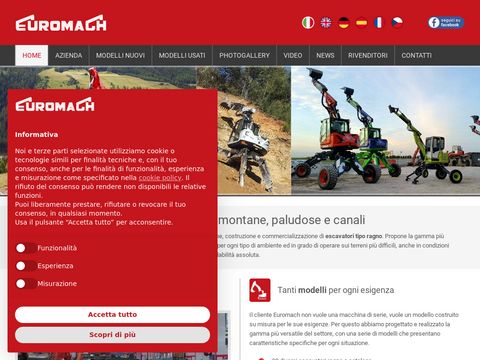 Euromach: vendita escavatori ragno