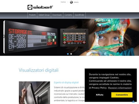Display informativi - Siebert Group
