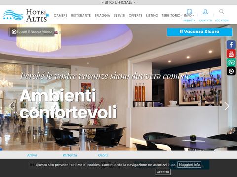 Hotel Altis sul mare a San Benedetto del Tronto