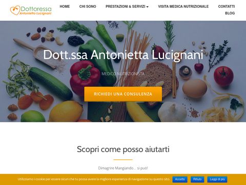 Nutrizionista dietologa Antonietta Lucignani