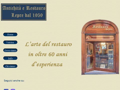 Antichità e restauro mobili antichi a Napoli