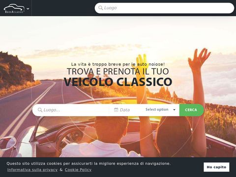 BookAclassic: sito di noleggio auto