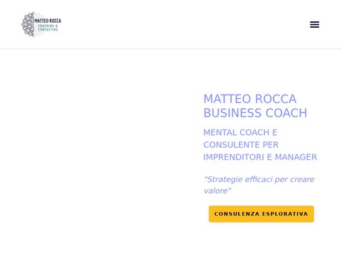 Matteo Rocca - Mental Coach professionista
