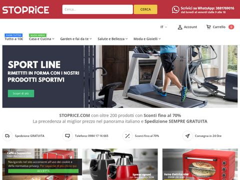 Stoprice - prodotti con sconti fino al 70%