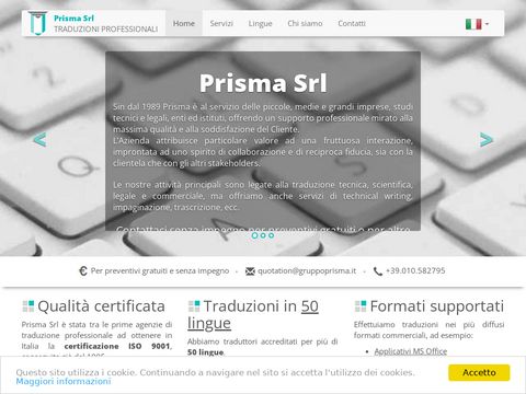 Prisma Srl: traduzioni in 50 lingue