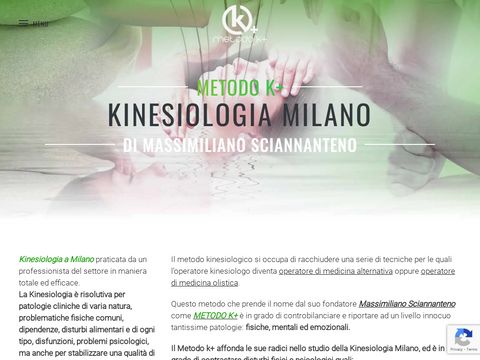 Kinesiologia metodo K+ a Milano e Torino