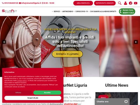 SicurNet Liguria - impianti antincendio