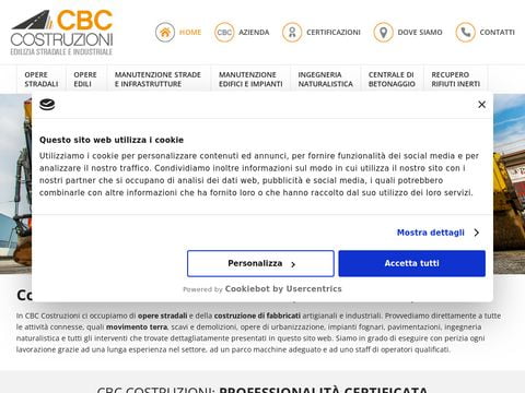CBC Costruzioni. Opere stradali.