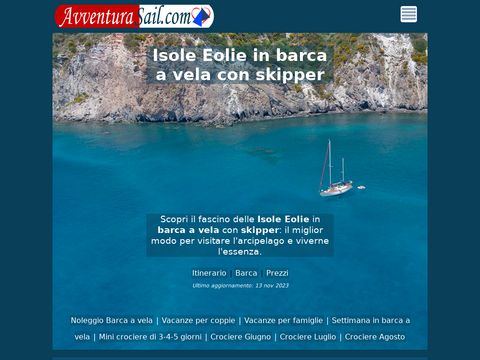 Crociera barca a vela alle Eolie, noleggio barca