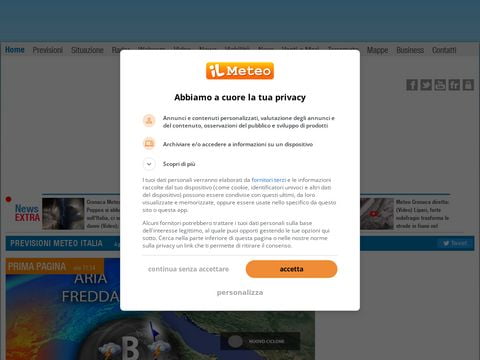 iLMeteo.it - previsioni meteo in Italia