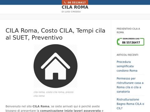 Cila Roma per ristrutturare casa