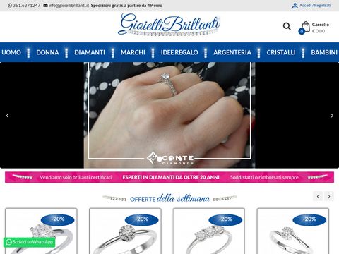 Gioielli Brillanti - gioielli in oro e diamanti