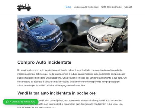 Auto incidentate e sinistrate
